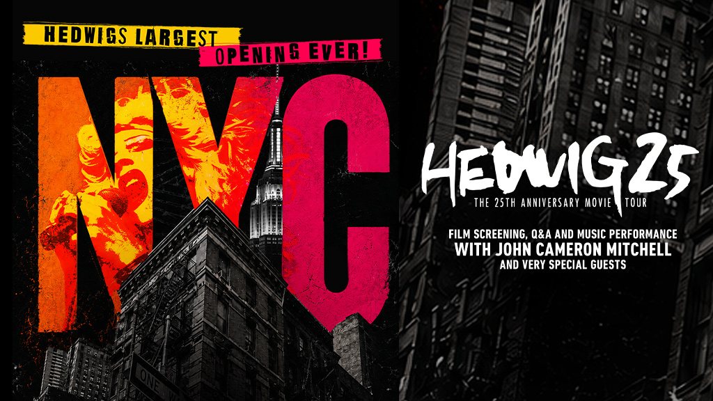 Poster: Hedwig and the Angry Inch: The 25th Anniversary Movie Tour with John Cameron Mitchell