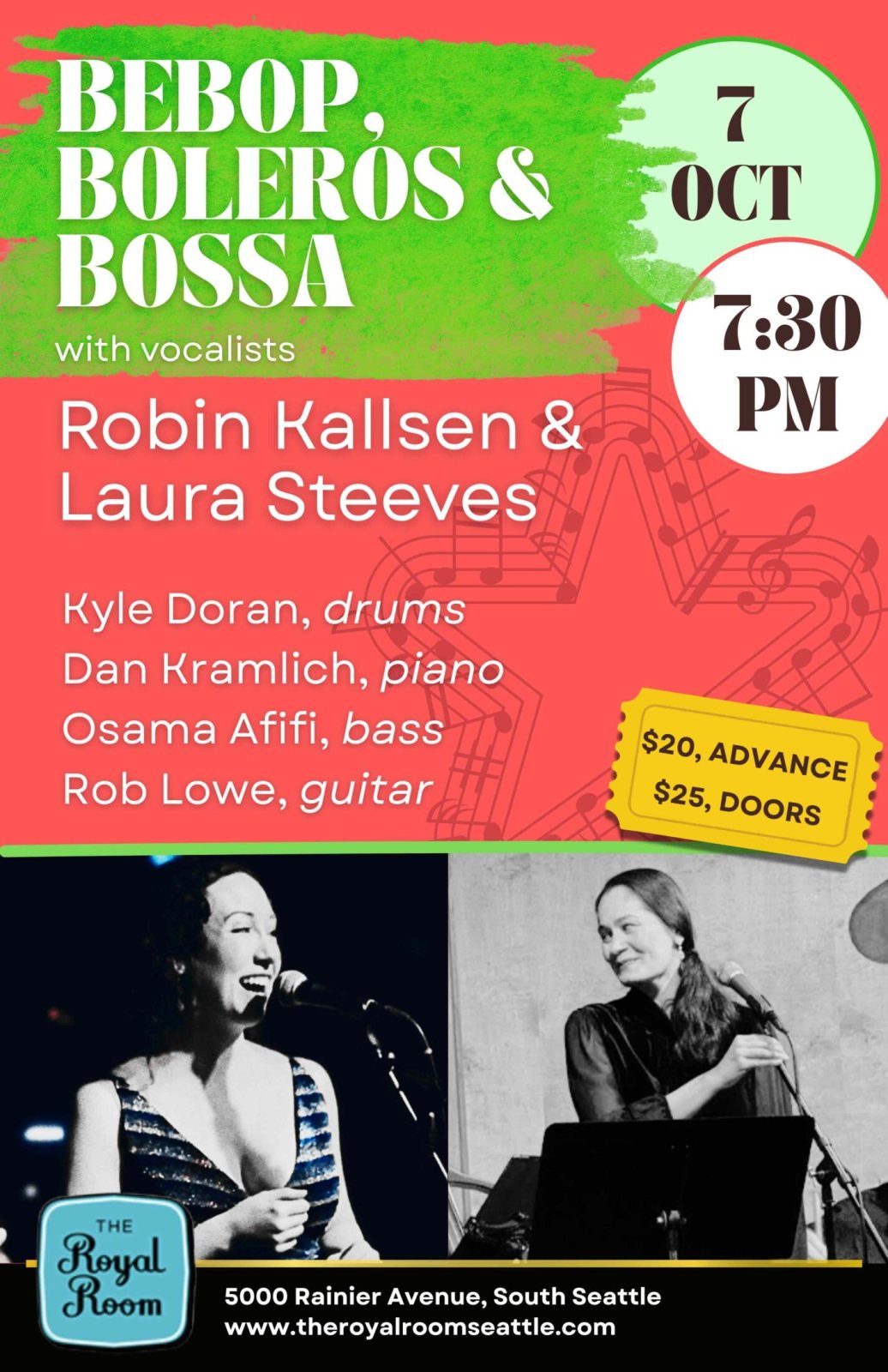 Poster: Bebop Boleros and Bossa