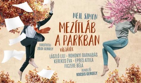Plakát: Mezítláb a parkban, Belvárosi Színház, nov. 5.