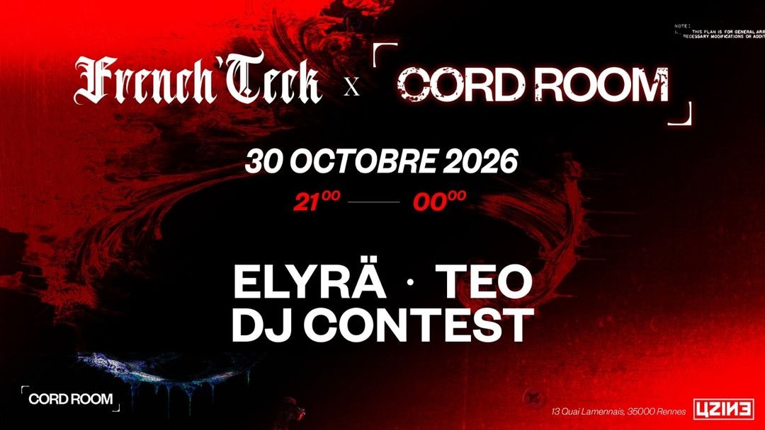 Affiche : French'teck x Cordroom