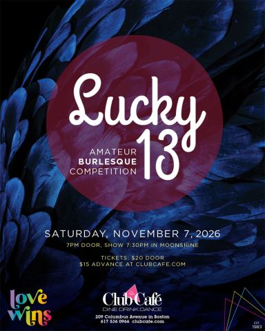 Poster: Lucky 13, Moonshine Room, Nov 7