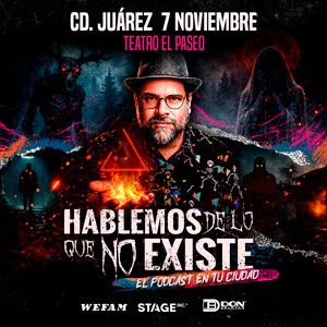 Cartel: Hablemos de lo que no existe, Teatro El Paseo, 7 nov