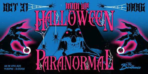 Poster: ☢️ MAN UP: PARANORMAL HALLOWEEN ☢️, The Birdhouse, Oct 31