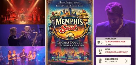 Affiche : MEMPHIS SOUL, à l'Odyssée, Salle de l'Odyssée à Orvault, 13 nov.
