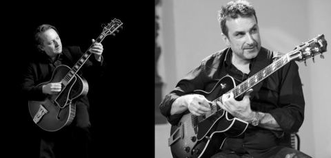 Plakat: Paulo Morello & Joachim Schönecker  Jazz im Salon, Freiraum Salon, 11. Nov.