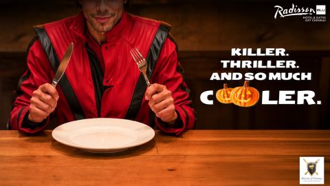 Poster: A Feast of Fright – Halloween at Ministry of Chutneys, Radisson Blu Hotel & Suites GRT Chennai, Oct 28