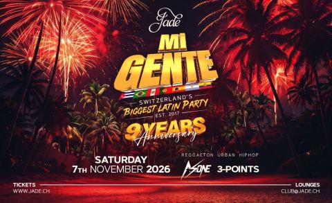 Plakat: 9 YEARS - MI GENTE, Kaufleuten, 7. Nov.