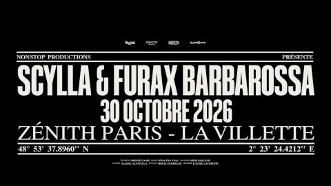 Affiche : SCYLLA & FURAX BARBAROSSA, Zenith, 30 oct.