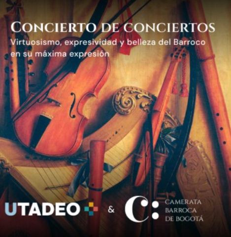 Cartel: Virtuosismo, expresividad y belleza del barroco, Auditorio Fabio Lozano, 1 nov