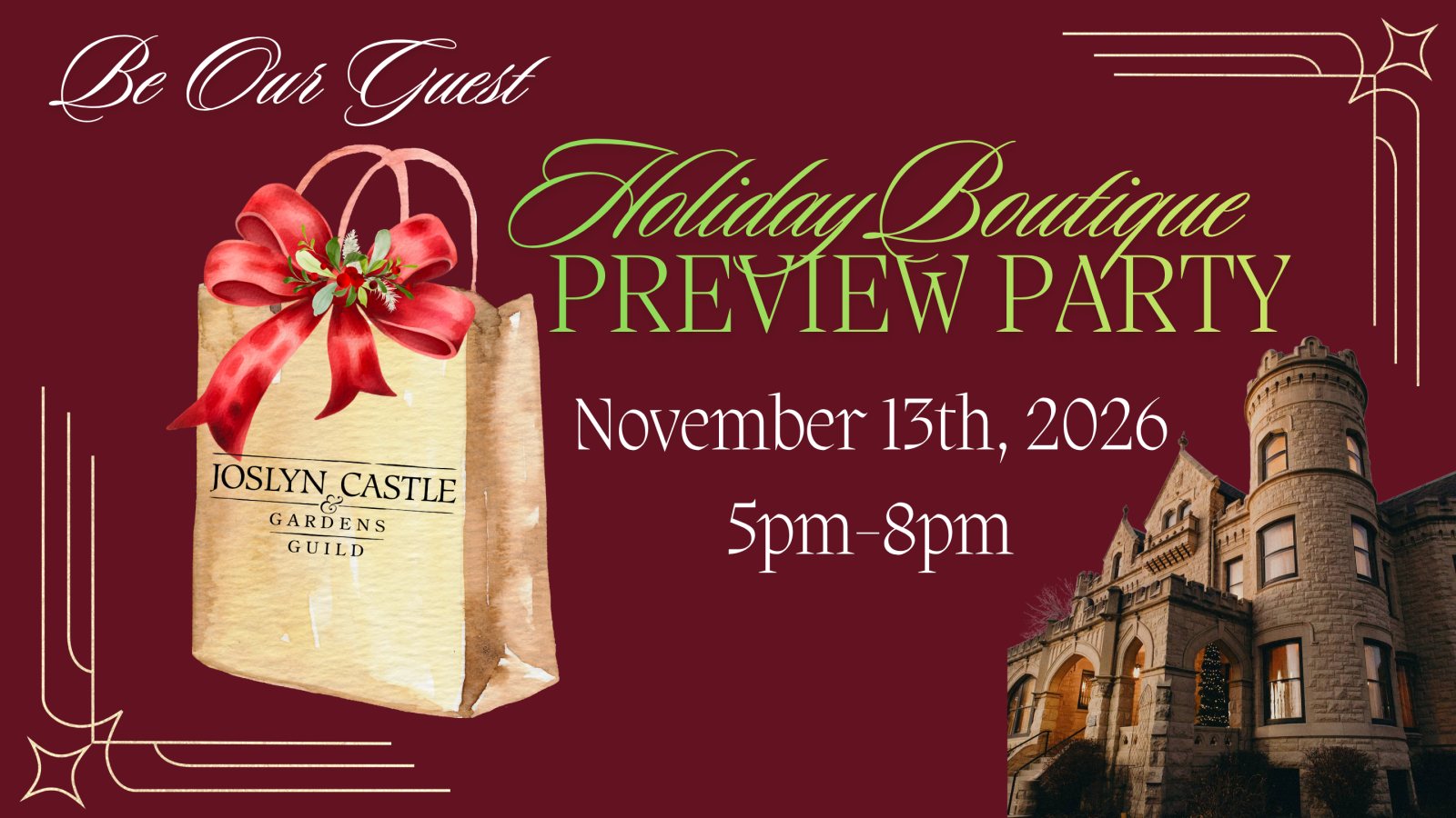 Poster: Holiday Boutique Preview Party