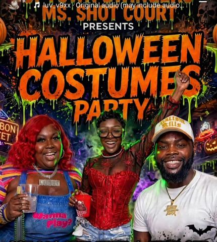 Poster: Uptown Swingers Ms. Big Shot Halloween Costume Party, Da Jump Off Lounge, Oct 31