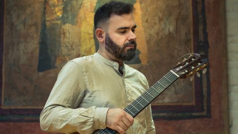Cartel: Concert "Més enllà del cànon", amb Ángel Jesús López, Casa Museu i Arxiu Joan Maragall, 29 oct