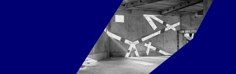 Plakat: Between the Lines. Daniel Libeskind und das Jüdische Museum Berlin, Jüdisches Museum Berlin, 7. Mai