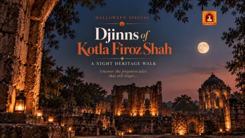 Poster: Halloween Special: Djinns of Kotla Firoz Shah, Feroz Shah Kotla, Oct 31