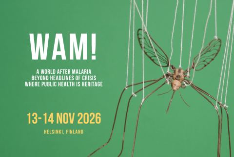 Juliste: WAM! World After Malaria Festival, Lapinlahden Lähde, 13.11.