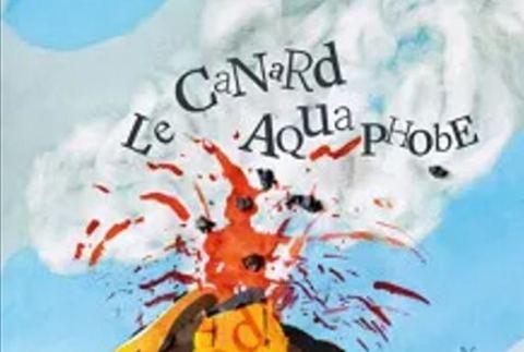 Affiche : Art et santé mentale : la revue Le Canard aquaphobe en exposition, Médiathèque de Lille-Moulins, 18 nov.
