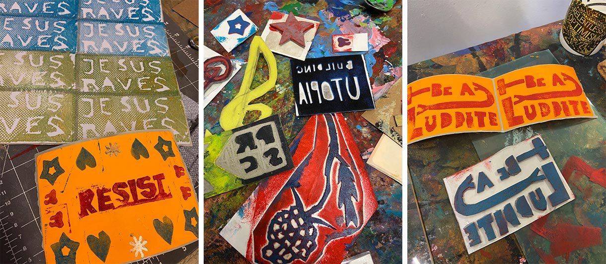 Poster: Drop-in DIY Sticker Making