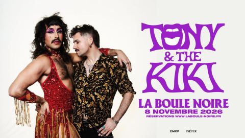 Affiche : TONY & THE KIKI, La Boule Noire, 8 nov.