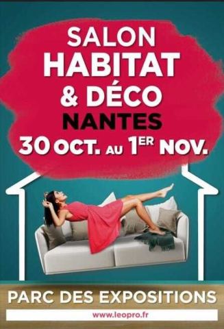 Affiche : Salon Habitat & Déco 2026, LAPS (Parc des expositions de la Beaujoire), 30 oct.