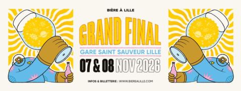 Affiche : Festival Bière à Lille, Gare Saint Sauveur, 7 nov.
