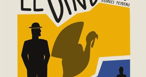 Affiche : Le Dindon, Théâtre Darius Milhaud, 29 oct.