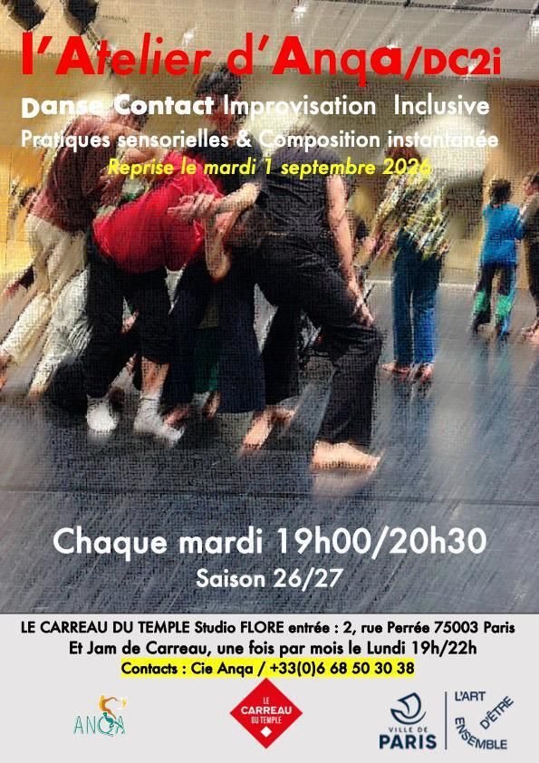 Affiche : Atelier danse contact improvisation