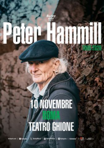Poster: PETER HAMMILL, Teatro Ghione, Nov 10