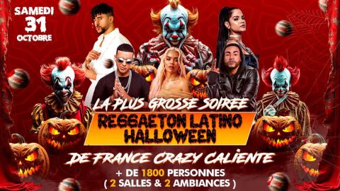 Affiche : LA PLUS GRANDE SOIRÉE REGGAETON HALLOWEEN LATINO DE FRANCE, La Beach Paris Restaurant & plage privée à Paris, 31 oct.