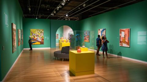 Poster: Members-Only Tour of Corey Pemberton: Living Well, Mint Museum, Nov 7