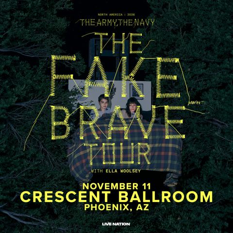 Poster: THE ARMY, THE NAVY, Crescent Ballroom, Nov 11