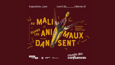 Affiche : Au Mali, quand les animaux dansent - Donation Sonia et Albert Loeb, Musée des Confluences, 7 févr.