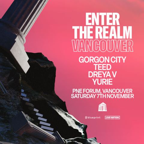 Poster: Gorgon City: Enter the Realm, PNE Forum, Nov 7