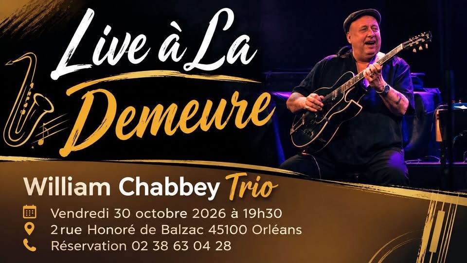 Affiche : William Chabbey Trio
