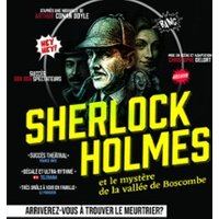 Affiche : Sherlock Holmes et le Mystère de la Vallée de Boscombe, Théâtre des 3 Clés, 25 oct.