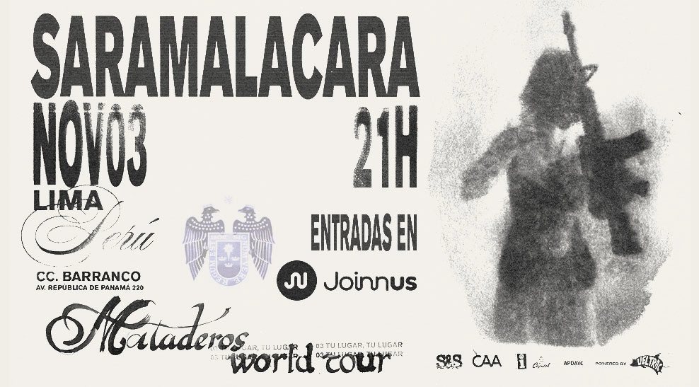 Cartel: saramalacara en Lima