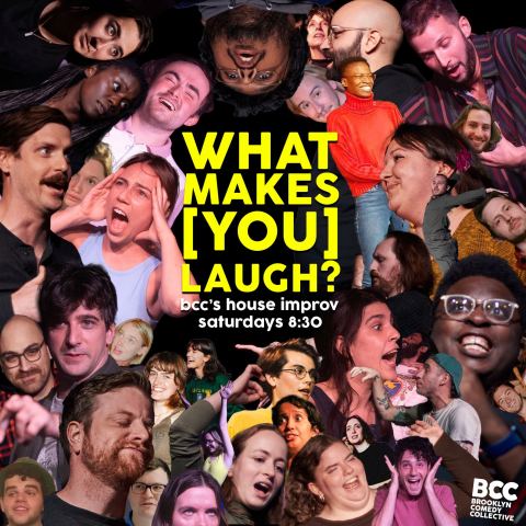 Poster: What Makes [You] Laugh?, Brooklyn Comedy Collective, Nov 1