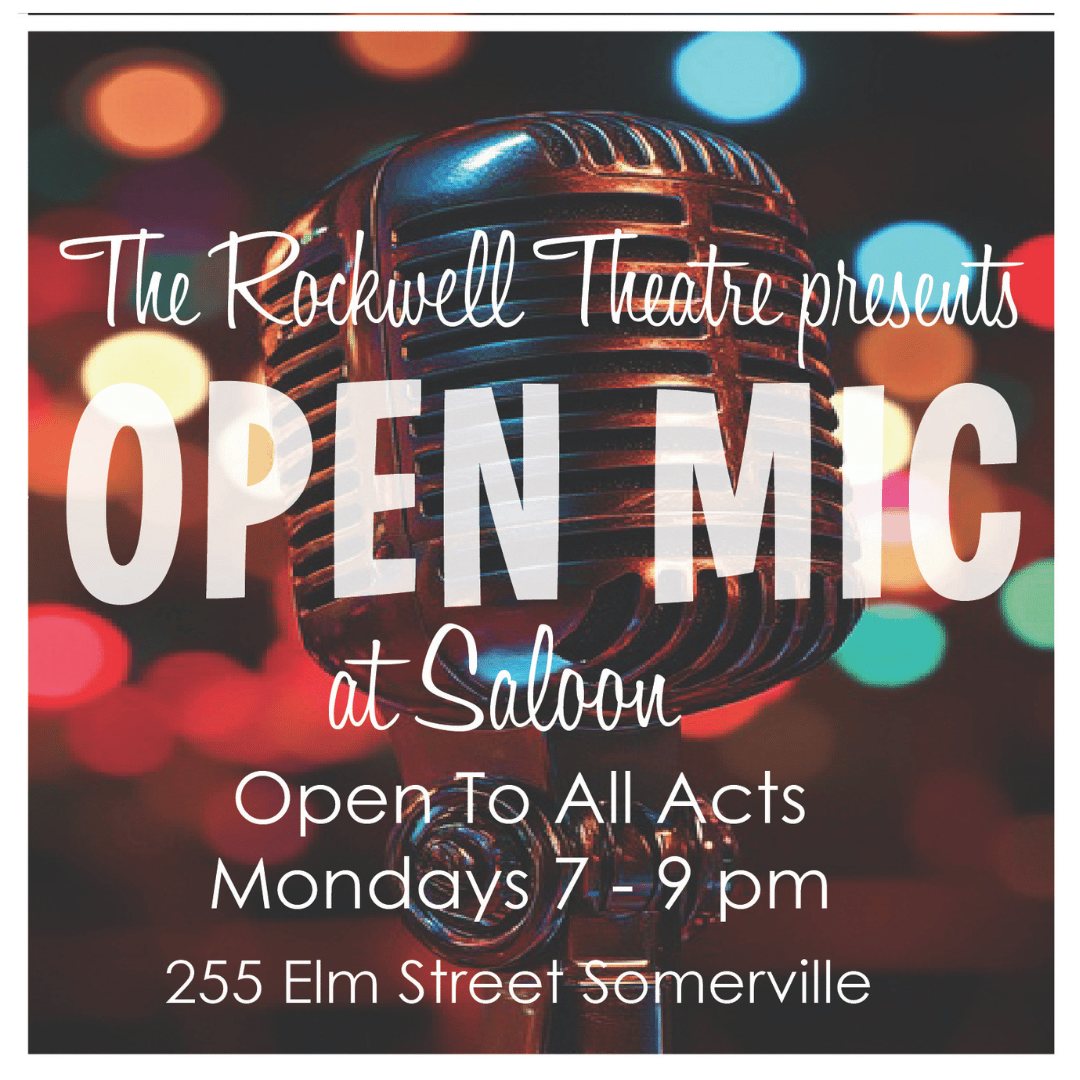 Poster: Rockwell Open Mic @ Saloon