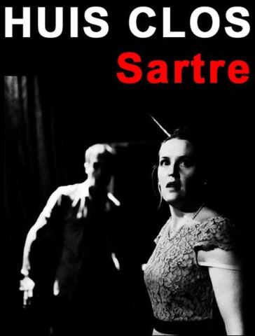 Affiche : Huis Clos, Théâtre du Carré Rond, 6 nov.