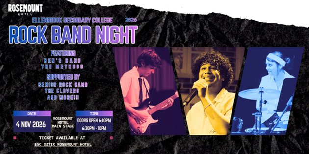 Poster: ESC Rock Band Night