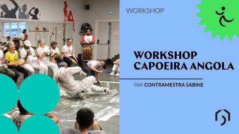 Affiche : Workshop Capoiera Angola, Maison de la Conversation, 2 nov.