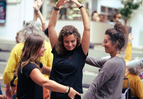 Plakat: Community Dance, Gasteig HP8, 8. Nov.