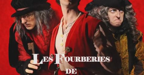 Affiche : Les fourberies de Scapin, Théâtre Espace Marais, 24 oct.
