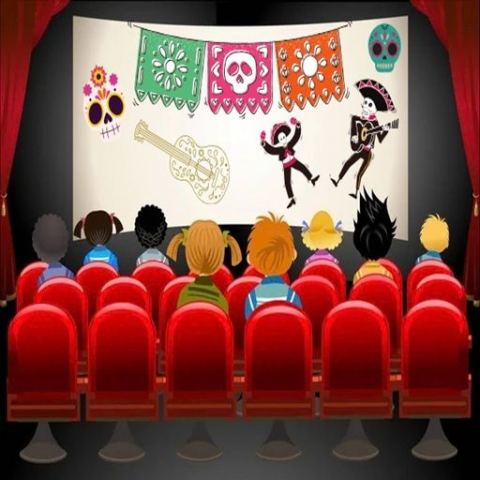 Affiche : Ciné goûter Dia de Los Muertos, Bibliothèque Jean de La Ville de Mirmont, 31 oct.