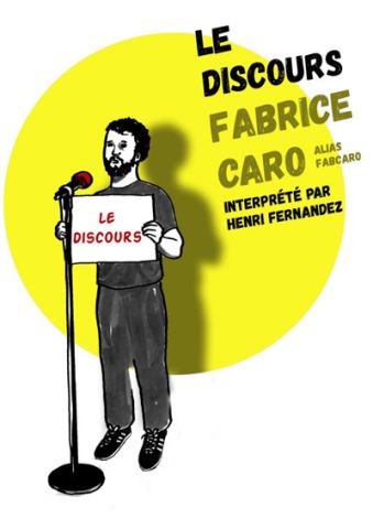 Affiche : Le Discours, Théâtre du Carré Rond, 23 oct.