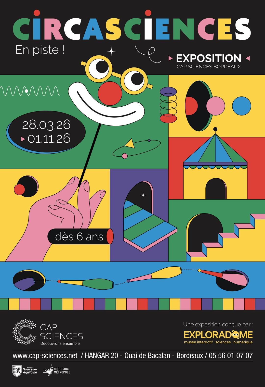 Affiche : Circasciences, en piste !
