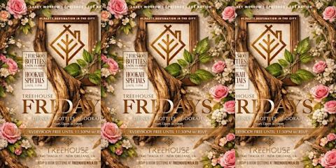 Poster: Treehouse FRIDAYS | Every FRIDAY Night, Treehouse, Oct 30