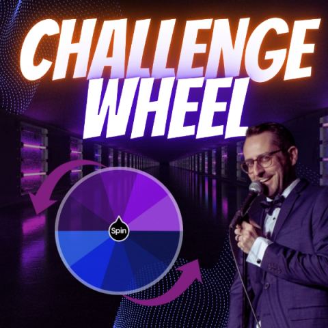 Poster: Challenge Wheel, Vermont Comedy Club, Nov 4
