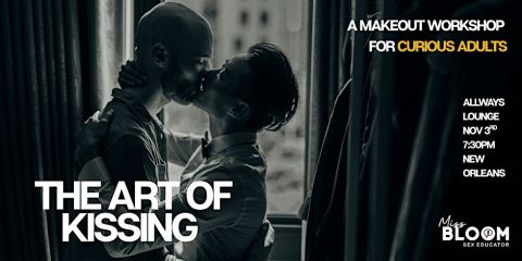 Poster: The Art of Kissing, The AllWays Lounge & Cabaret, Nov 3