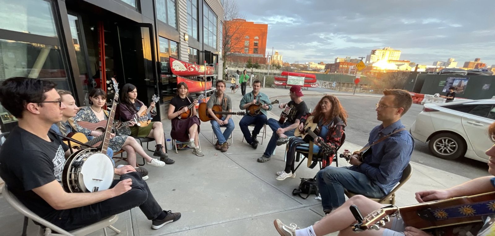 Poster: Boathouse Bluegrass Jam
