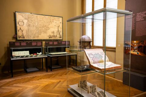 Plakát: Mapy a atlasy z Knihovny Kinských, Národní muzeum, 24. 9.